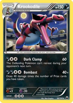 Dark Explorers 066 Krookodile - Holofoil - Holo Rare