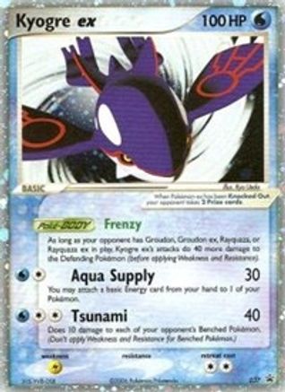 Nintendo Promos Kyogre ex - 037 (EX Collector's Tins) - Holofoil - Promo