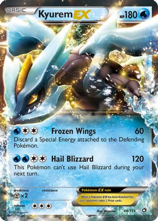 Legendary Treasures 044/113 Kyurem EX - Holofoil - Ultra Rare