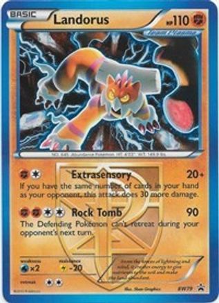 Black and White Promos BW79 Landorus (Team Plasma) - Holofoil - Promo