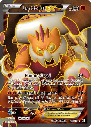 Boundaries Crossed 144 Landorus EX (144 Full Art) - Holofoil - Ultra Rare