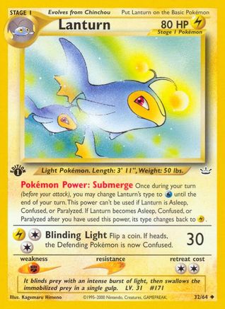 Neo Revelation 032/64 Lanturn - 1st Edition - Uncommon