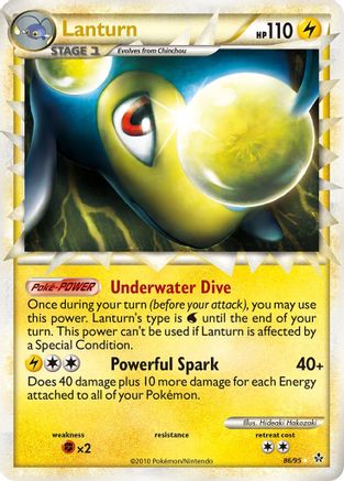 Unleashed 086 Lanturn (Prime) - Holofoil - Ultra Rare