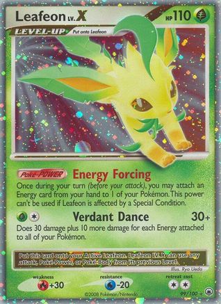 Majestic Dawn 099 Leafeon LV.X - Holofoil - Ultra Rare