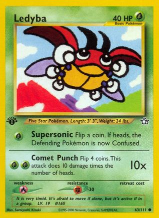 Neo Genesis 063/111 Ledyba - Unlimited - Common