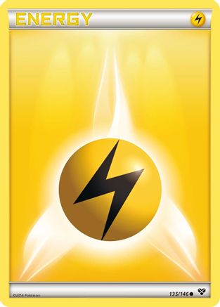XY Base Set 135/146 Lightning Energy - Common