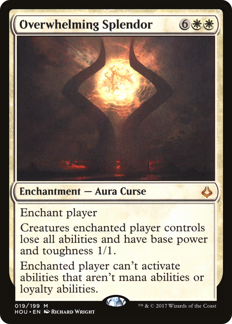 Hour of Devastation - (HOU-019) - Overwhelming Splendor Foil