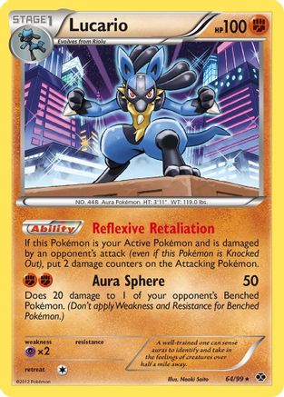 Next Destinies 064 Lucario - Holofoil - Holo Rare