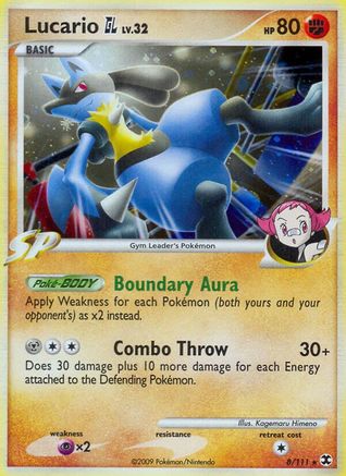 Rising Rivals /111 Lucario GL - Reverse Holofoil - Holo Rare