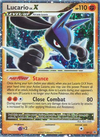 Diamond and Pearl Promos Lucario LV.X - DP12 - Holofoil - Promo