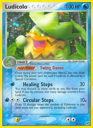 Deoxys /107 Ludicolo - 010/107 - Holofoil - Holo Rare