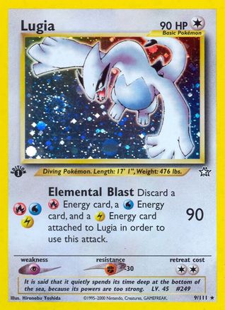 Neo Genesis 009/111 Lugia - 1st Edition Holofoil - Holo Rare