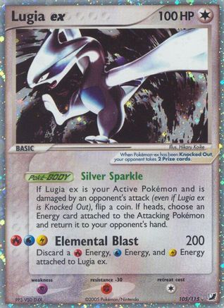 Unseen Forces 105 Lugia ex - Holofoil - Ultra Rare
