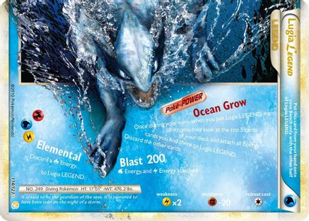 HeartGold SoulSilver 114 Lugia Legend (Bottom) - Holofoil - Ultra Rare