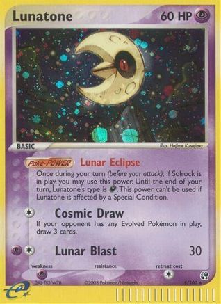 Sandstorm Lunatone - Holofoil - Holo Rare