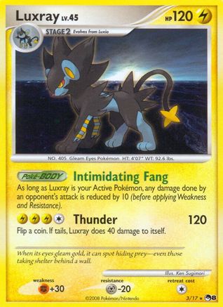 POP Series 8 Luxray - Holofoil - Rare