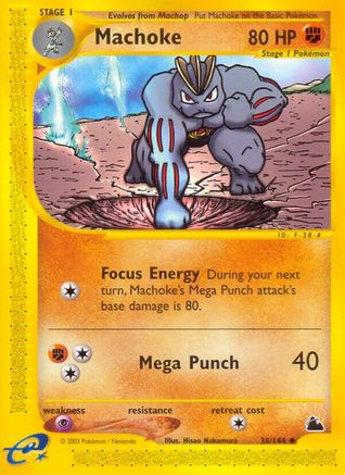 Skyridge 038 Machoke - Uncommon