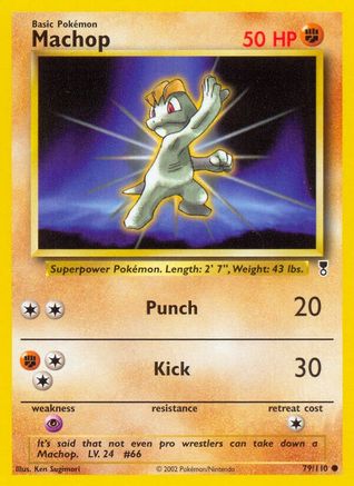 Legendary Collection 079/110 Machop - Reverse Holofoil - Common