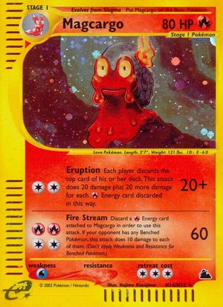 Skyridge H16 Magcargo (H16) - Holofoil - Holo Rare