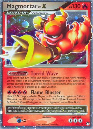 Mysterious Treasures /123 Magmortar Lv.X - Holofoil - Ultra Rare