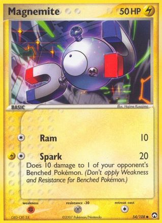 Power Keepers 054 Magnemite - Reverse Holofoil - Common
