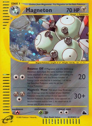 Skyridge H19 Magneton (H19) - Holofoil - Holo Rare