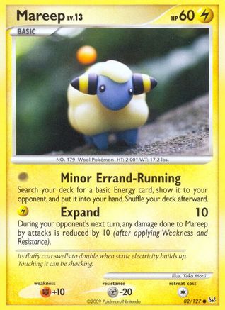 Platinum 082 Mareep - Reverse Holofoil - Common