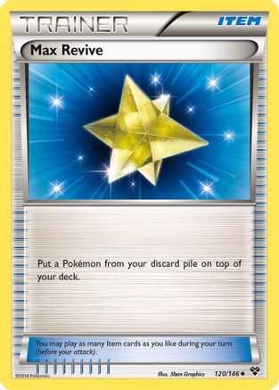 XY Base Set 120/146 Max Revive - Reverse Holofoil - Uncommon