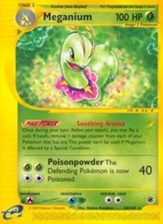 Expedition 054 Meganium (54) - Reverse Holofoil - Rare