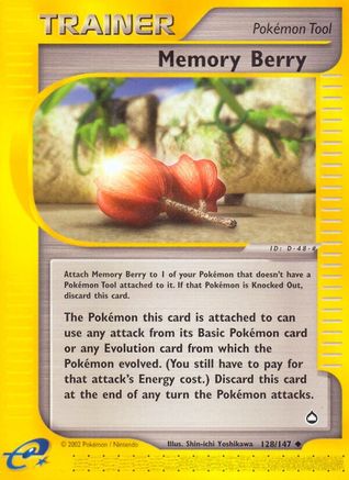 Aquapolis 128 Memory Berry - Reverse Holofoil - Uncommon