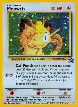 WoTC Promo 010/53 Meowth - Holofoil - Promo