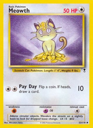Legendary Collection 053 Meowth - Uncommon