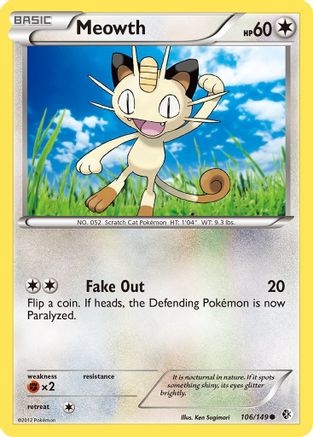 Boundaries Crossed 106 Meowth - Common