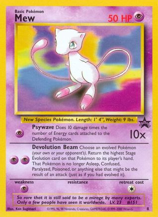 WoTC Promo 008 Mew (8) - Promo
