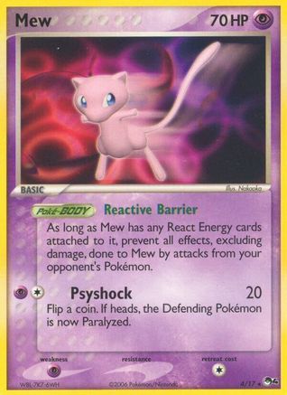 POP Series 4 /017 Mew - Rare