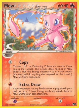 POP Series 5 Mew (Delta Species) - Holofoil - Rare