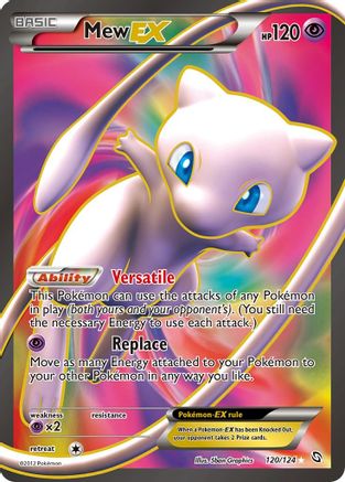 Dragons Exalted 120 Mew EX (120 Full Art) - Holofoil - Ultra Rare