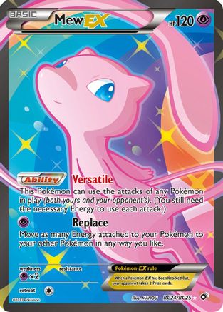 Legendary Treasures Radiant Collection RC24/RC25 Mew EX (Full Art) - Holofoil - Ultra Rare