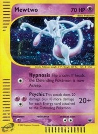 Expedition 020 Mewtwo (20) - Reverse Holofoil - Holo Rare