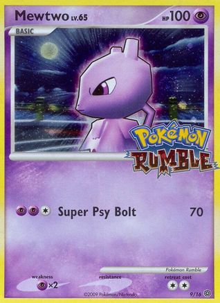 Rumble Mewtwo - Holofoil - Promo