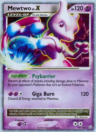 Legends Awakened Mewtwo LV.X - Holofoil - Ultra Rare