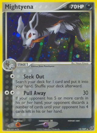 Deoxys Mightyena - Holo Rare