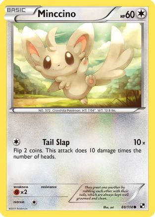 Black and White 088/114 Minccino - Common