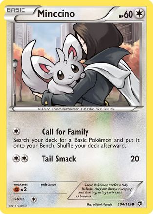 Legendary Treasures 104/113 Minccino - Reverse Holofoil - Common