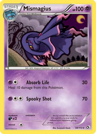 Legendary Treasures 058/113 Mismagius - Rare
