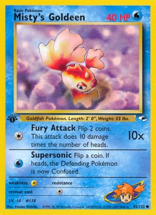 Gym Heroes 085/132 Misty's Goldeen (85) - Unlimited - Common