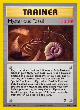 Legendary Collection 109/110 Mysterious Fossil - Common
