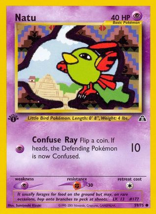 Neo Discovery 059/75 Natu - 1st Edition - Common
