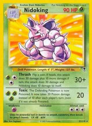 Legendary Collection 031 Nidoking - Reverse Holofoil - Rare