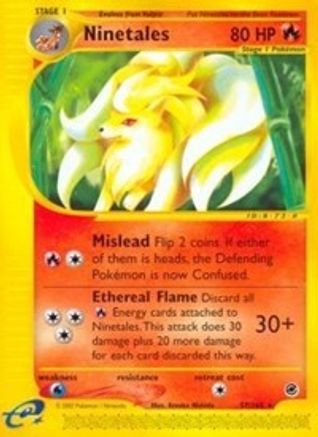 Expedition 057 Ninetales (57) - Reverse Holofoil - Rare